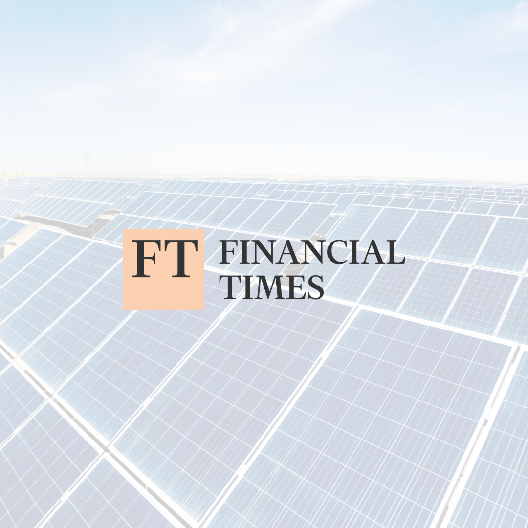 Financial Times: Why insurance is key to speeding the energy transition
